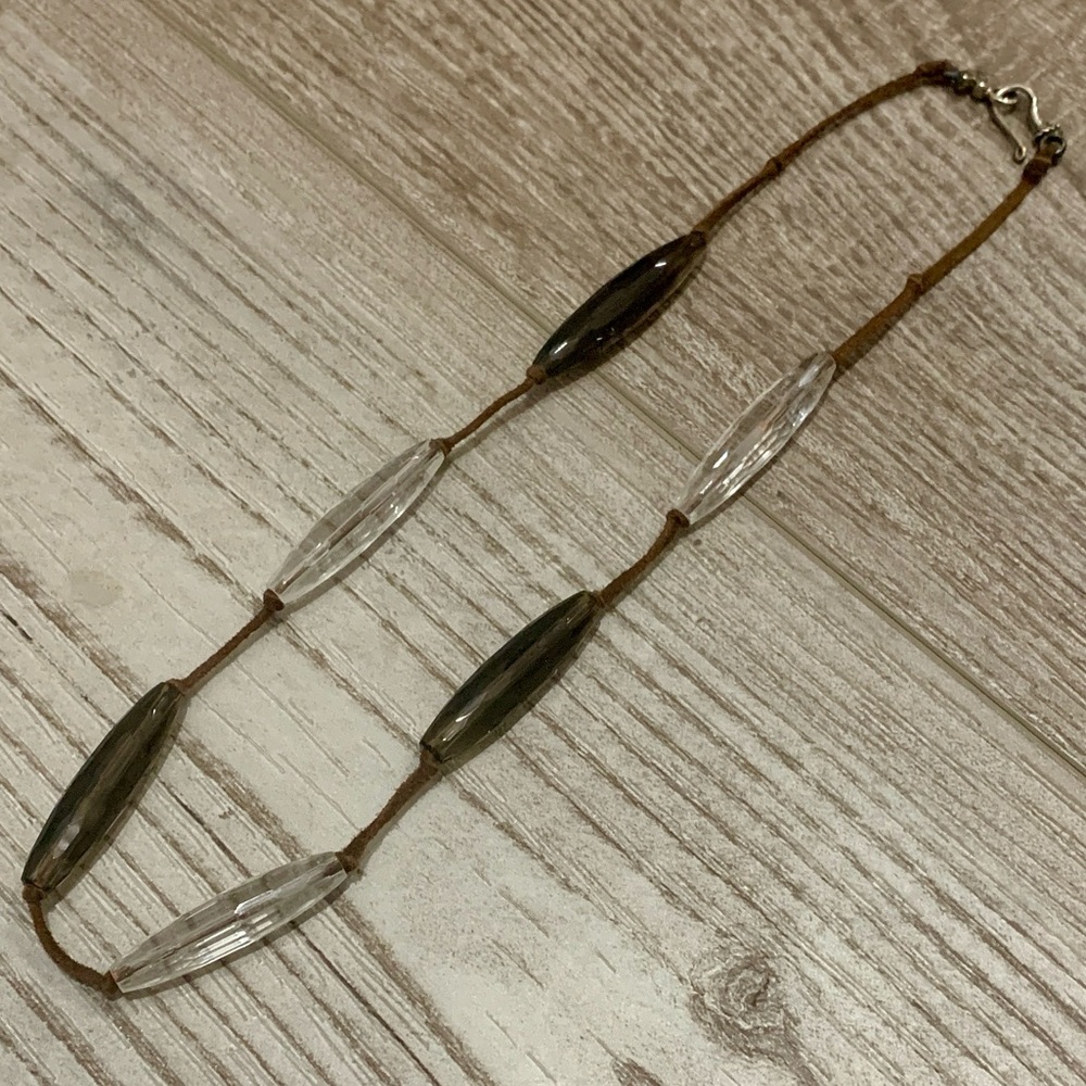 Chan Luu Smokey & Clear Quartz Necklace - Picture 7 of 9
